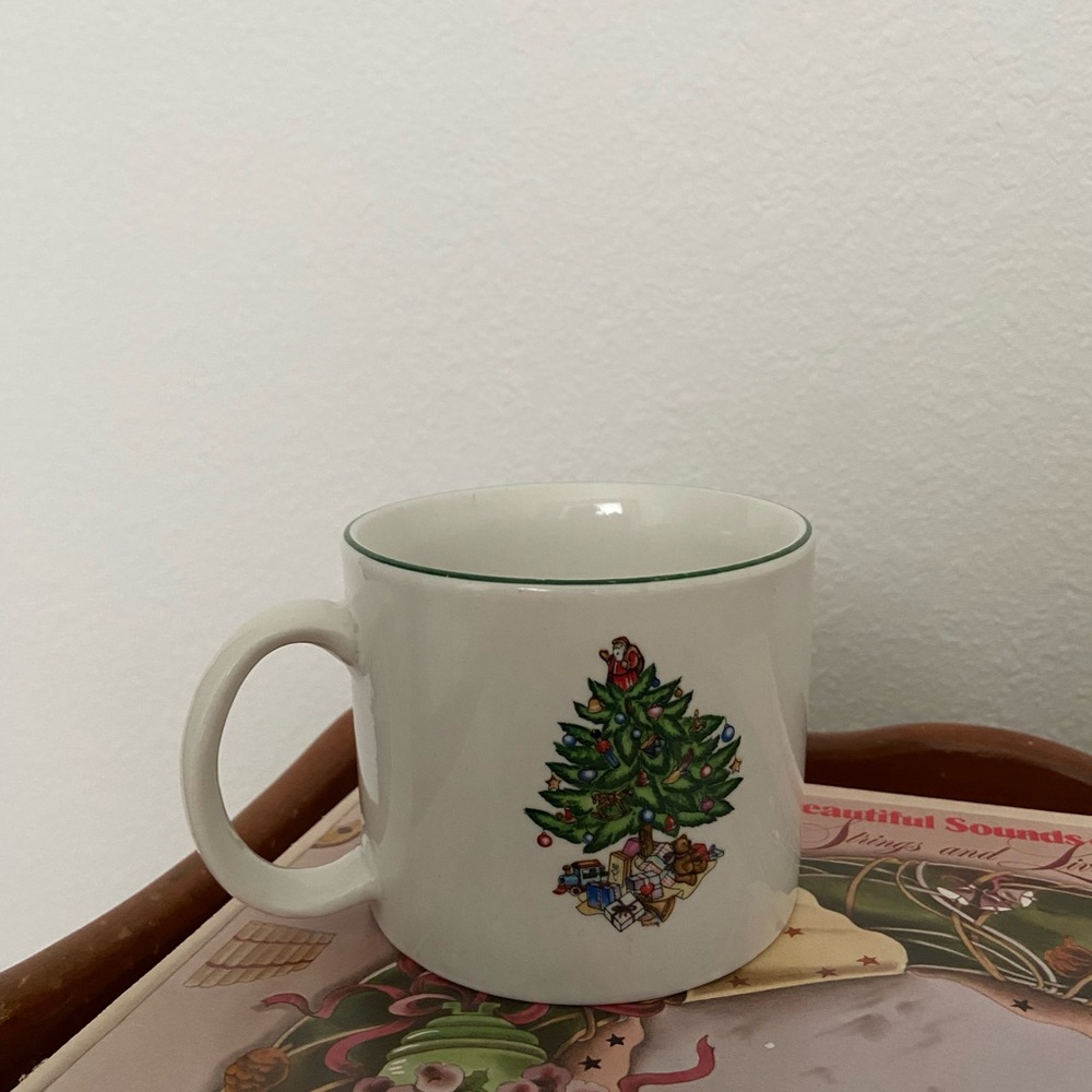 large christmas tree mug coffee cup